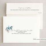 "Wintery Eucalyptus" - Holiday Cards in Snow by Angel Walker - FREE Recipient Addressing