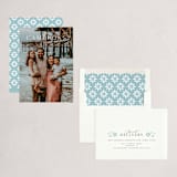 "CHIC MINIMAL" - Holiday Cards in Glacier by Melanie Kosuge - Assembled