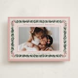 "Sugarpine" - Holiday Cards in Blush by Itsy Belle Studio - Front