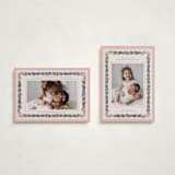 "Sugarpine" - Holiday Cards in Blush by Itsy Belle Studio - Photo Orientation Options