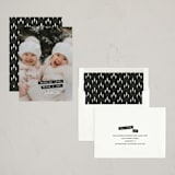 "Throwback" - Holiday Cards in Raven by Sara Hicks Malone - Assembled