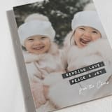 "Throwback" - Holiday Cards in Raven by Sara Hicks Malone - Detail