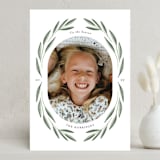 "Bright Greenery" - Holiday Cards in Sage by Kelly Nasuta - Front