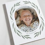 "Bright Greenery" - Holiday Cards in Sage by Kelly Nasuta - Detail