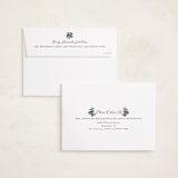 "A Little Married" - Holiday Cards in Cranberry by Sarah Brown - FREE Recipient Addressing