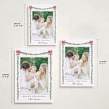 "Holly & Bows" - Holiday Cards in Candy Cane by Susan Moyal - Formats Available