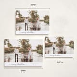 "modernist" - Holiday Cards in Snow by Christy Hy Lee - Formats Available