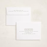 "monogram christmas stripes" - Holiday Cards in Frost by Ellen Schlegelmilch - FREE Recipient Addressing