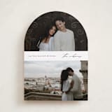 "Minimal Merry" - Holiday Cards in Snow by Stacey Meacham - Front