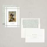 "Beach Linen" - Holiday Cards in Eucalyptus by Kelly Schmidt - Assembled