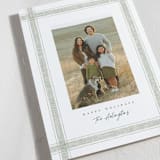 "Beach Linen" - Holiday Cards in Eucalyptus by Kelly Schmidt - Detail