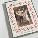 "Woodland Border" - Holiday Cards in Pine by Julie Murray - Detail