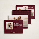 "Warm Holiday Wishes Script" - Holiday Cards in Snow by Kristen Magee - Back of Card Options