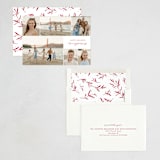 "Serene Surround" - Holiday Cards in Berry by Kelly Schmidt - Assembled