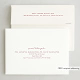"Serene Surround" - Holiday Cards in Berry by Kelly Schmidt - FREE Recipient Addressing