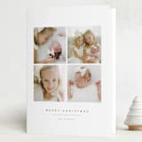 "Memories of the Holiday Season" - Holiday Cards in Seashell by Juneau Designs - Folded Card