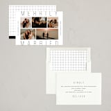 "Married" - Holiday Cards in Parchment by Jennifer Lew - Assembled