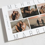 "Married" - Holiday Cards in Parchment by Jennifer Lew - Detail