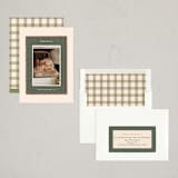 "Blanket Stitch" - Holiday Cards in Evergreen by Julie Murray - Assembled