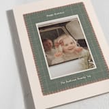 "Blanket Stitch" - Holiday Cards in Evergreen by Julie Murray - Detail