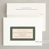 "Blanket Stitch" - Holiday Cards in Evergreen by Julie Murray - FREE Recipient Addressing