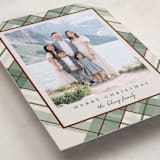 "Fancy Plaid" - Holiday Cards in Vanilla by Petra Kern - Detail