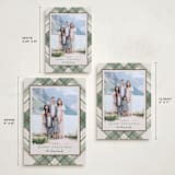 "Fancy Plaid" - Holiday Cards in Vanilla by Petra Kern - Formats Available