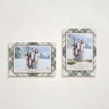 "Fancy Plaid" - Holiday Cards in Vanilla by Petra Kern - Photo Orientation Options