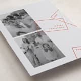 "boxed" - Holiday Cards in Persimmon by Sumak Studio - Detail