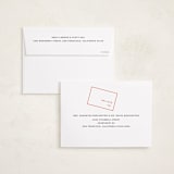 "boxed" - Holiday Cards in Persimmon by Sumak Studio - FREE Recipient Addressing