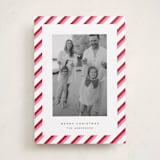 "Candy Frame" - Holiday Cards in Candy Cane by Yuliya Evseeva - Front