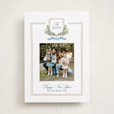 "Glen Garden" - Holiday Cards in Blue Jay by Melanie Kosuge - Front