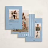 "Glen Garden" - Holiday Cards in Blue Jay by Melanie Kosuge - Back of Card Options