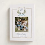 "Glen Garden" - Holiday Cards in Blue Jay by Melanie Kosuge - Folded Card