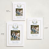 "Glen Garden" - Holiday Cards in Blue Jay by Melanie Kosuge - Formats Available