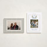 "Glen Garden" - Holiday Cards in Blue Jay by Melanie Kosuge - Photo Orientation Options