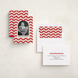 "Joyful Waves" - Holiday Cards in Candy Cane by Iveta Angelova - Assembled