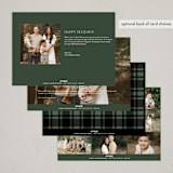 "The More" - Holiday Cards in Juniper by Nicole Barreto - Back of Card Options