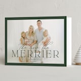 "The More" - Holiday Cards in Juniper by Nicole Barreto - Folded Card