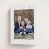 "Disney Mickey Mouse Minimalist Mickey" - Holiday Cards in Snow by Angela Garrick - Folded Card