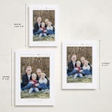 "Disney Mickey Mouse Minimalist Mickey" - Holiday Cards in Snow by Angela Garrick - Formats Available