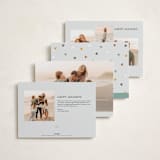 "Mickey and Friends Tis The Ski-son" - Holiday Cards in Ice by Kelsey Mucci - Back of Card Options