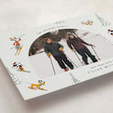"Mickey and Friends Tis The Ski-son" - Holiday Cards in Ice by Kelsey Mucci - Detail