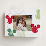 "Mickey Lights" - Holiday Cards in Moss by Baumbirdy - Folded Card