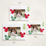 "Mickey Lights" - Holiday Cards in Moss by Baumbirdy - Formats Available