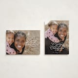 "Mickey Spirit" - Holiday Cards in Cotton by Laura Hamm - Photo Orientation Options