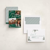 "botanical script" - Holiday Cards in Forest by Nam Bourassa - Assembled