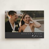 "Classique" - Holiday Cards in Noir by Nicole Walsh - Front