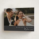 "Classique" - Holiday Cards in Noir by Nicole Walsh - Folded Card