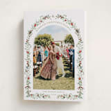 "Petite Botanicals" - Holiday Cards in Crimson by Susan Moyal - Folded Card